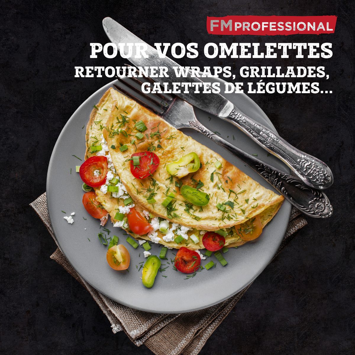 Spatule à crêpes inox 25,9 cm  Pâtisserie FM Professional - Mathon - 4