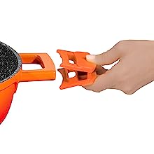 Cocotte 28 cm, avec couvercle en fonte d’aluminium, volcanique Stoneline - Mathon - 5