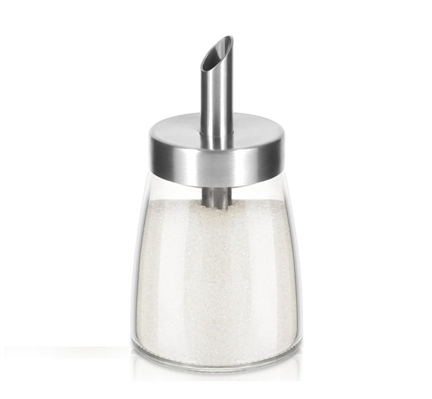 Distributeur de sucre en verre et acier inoxydable 140 ml Vendos85 - Mathon