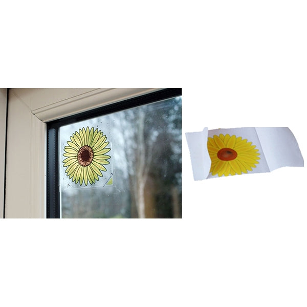 Set de 20 stickers attrape-mouches pour fenêtre Tournesol - Mathon - 2