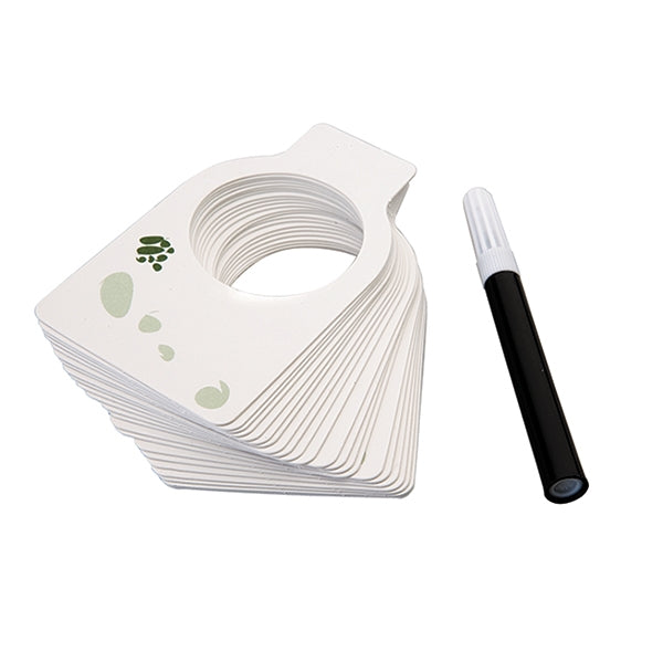 24 étiquettes pour vin et un crayon marqueur Ibili - Mathon - 2