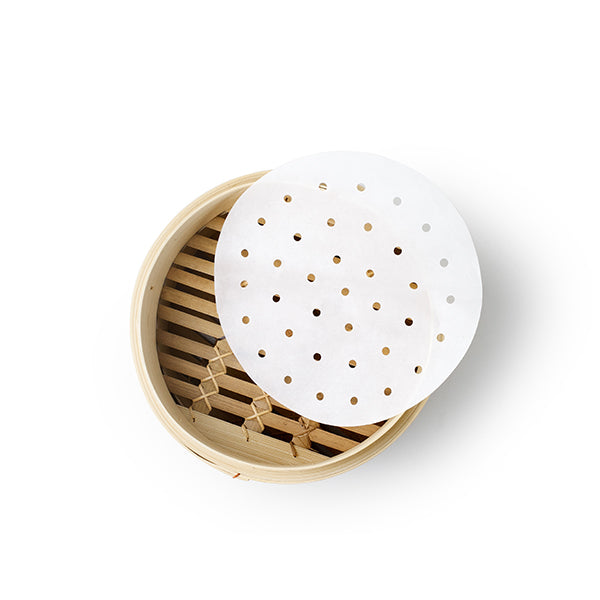 Lot de 50 papiers pour panier vapeur 23 cm  Ibili - Mathon - 1