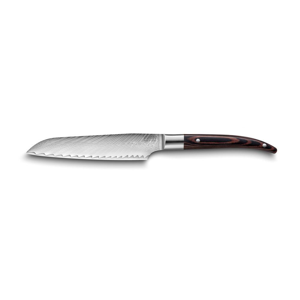 Couteau santoku laguiole expression damas 18 cm Tarrerias Bonjean - Mathon - 1