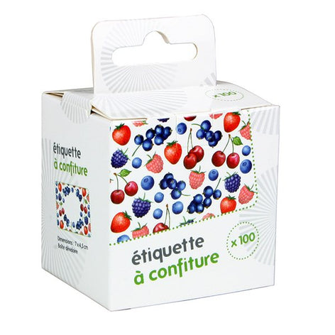 100 étiquettes à pots de confiture - Mathon - 1