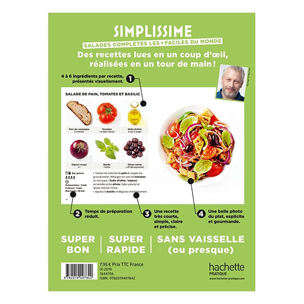 Livre Simplissime Salades complètes les plus faciles du monde Hachette pratique - Mathon - 2