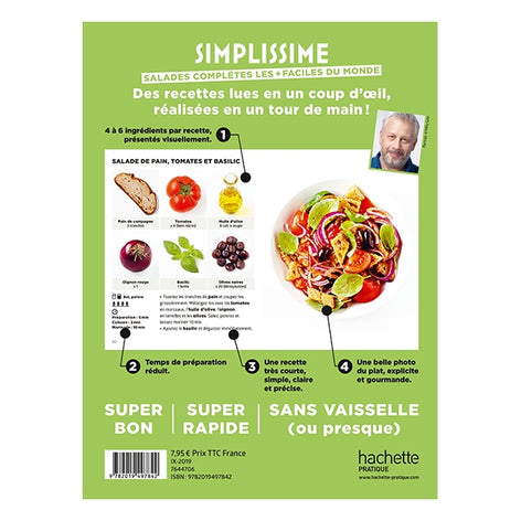 Livre Simplissime Salades complètes les plus faciles du monde Hachette pratique - Mathon - 2
