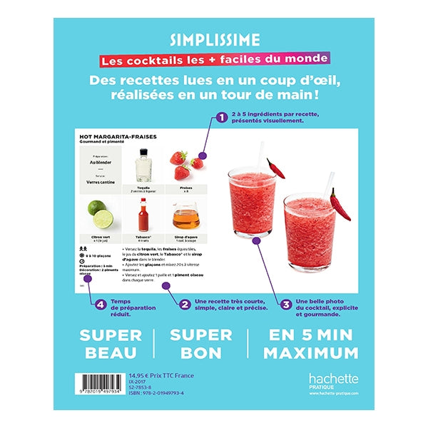 Livre Simplissime Cocktails Hachette pratique - Mathon - 2