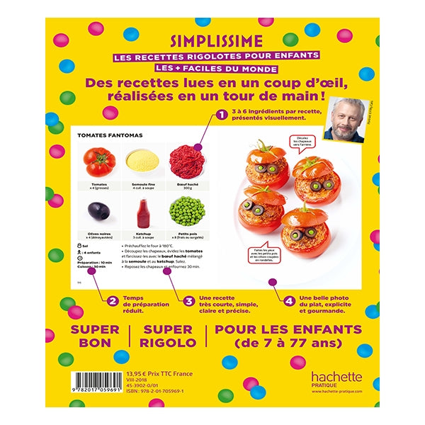 Livre Simplissime Les recettes rigolotes pour enfants Hachette pratique - Mathon - 2