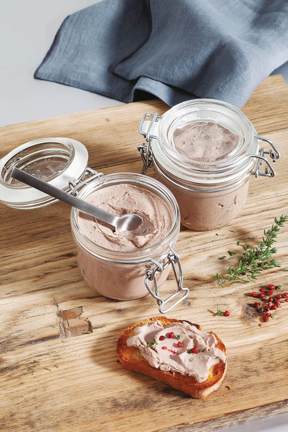 Lot de 6 Bocaux à conservation en verre, FIDO, 75 cl Bormioli Rocco - Mathon - 2