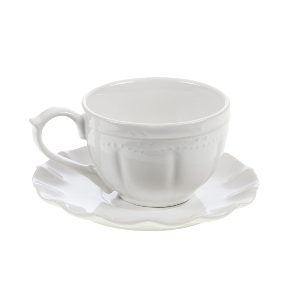 Tasse à thé et sous tasse Romy 20 cl (lot de 6) Amadeus - Mathon - 1