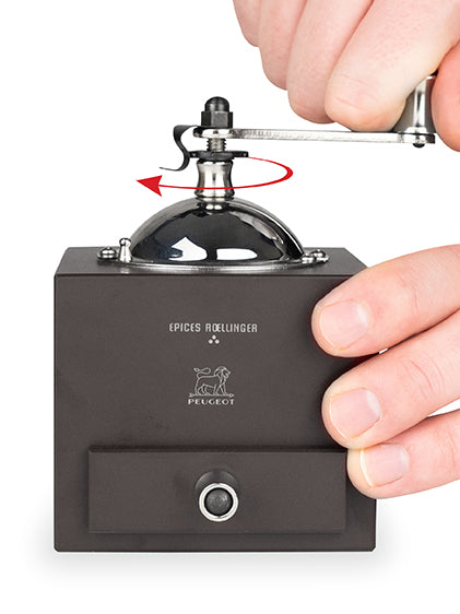 Moulin manuel à poivre hêtre Roellinger chocolat Peugeot - Mathon - 4