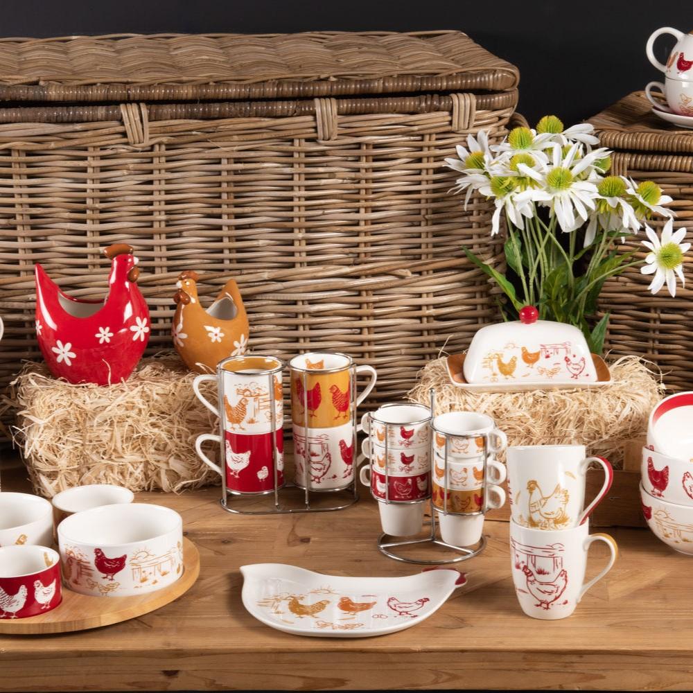 Coffret de 4 tasses déjeuner Maggie Amadeus - Mathon - 3