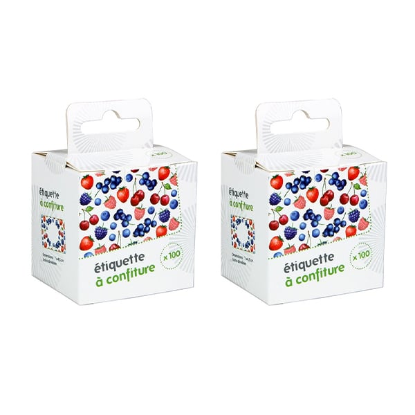 Lot de 200 étiquettes à pots de confiture - Mathon - 1