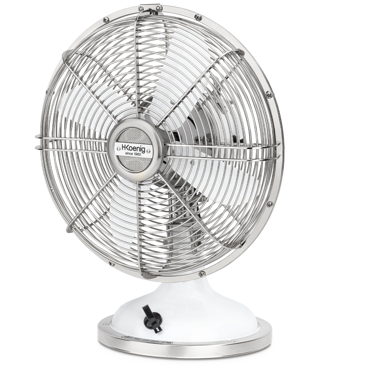 Ventilateur design metal - JOE50 BLANC H.Koenig - Mathon - 2