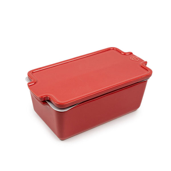 Terrine en céramique et presse 20 cm Appolia rouge Peugeot - Mathon - 3