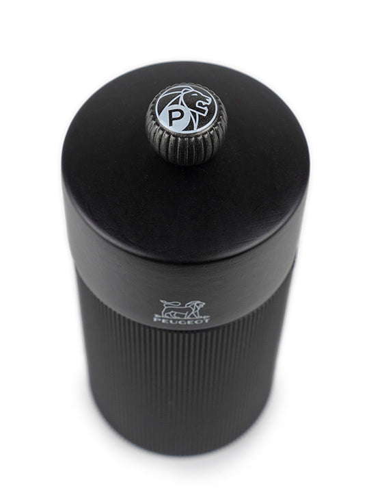 Line Moulin à poivre manuel en bois et aluminium noir mat, 12 cm - 4,75in Peugeot - Mathon - 4