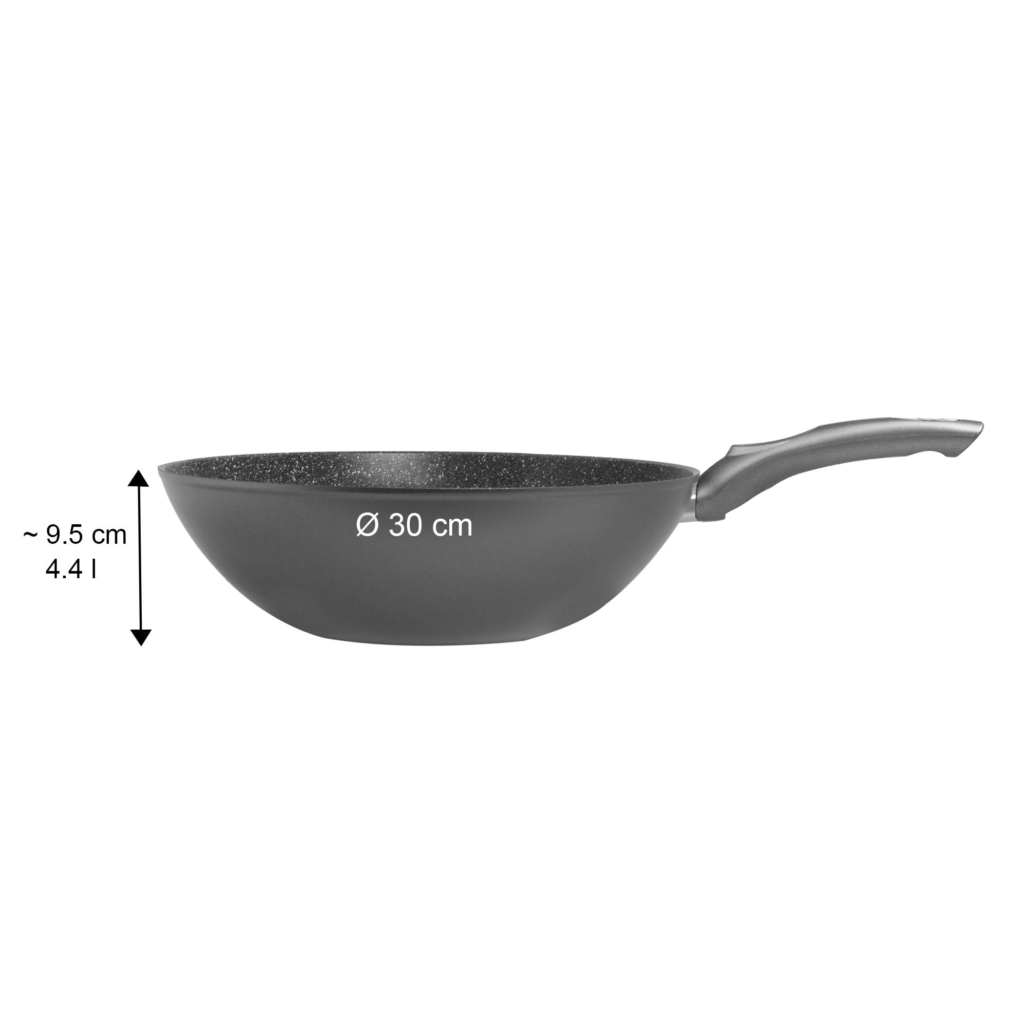 Wok 30 cm, Made in Germany Gourmundo Stoneline - Mathon - 3