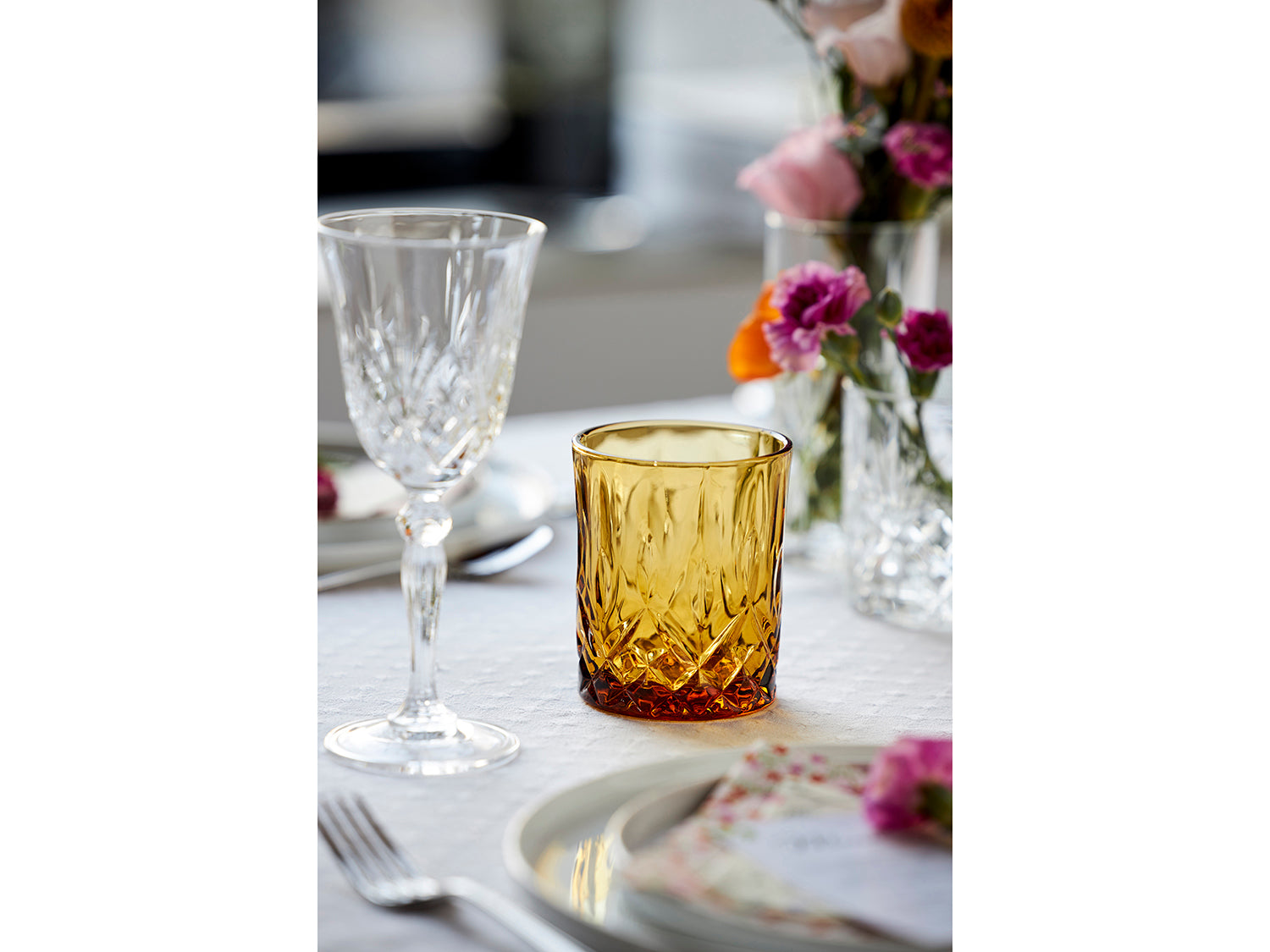 Set de 4 verres à vin blanc MELODIA Transparent Lyngby Glas - Mathon - 6