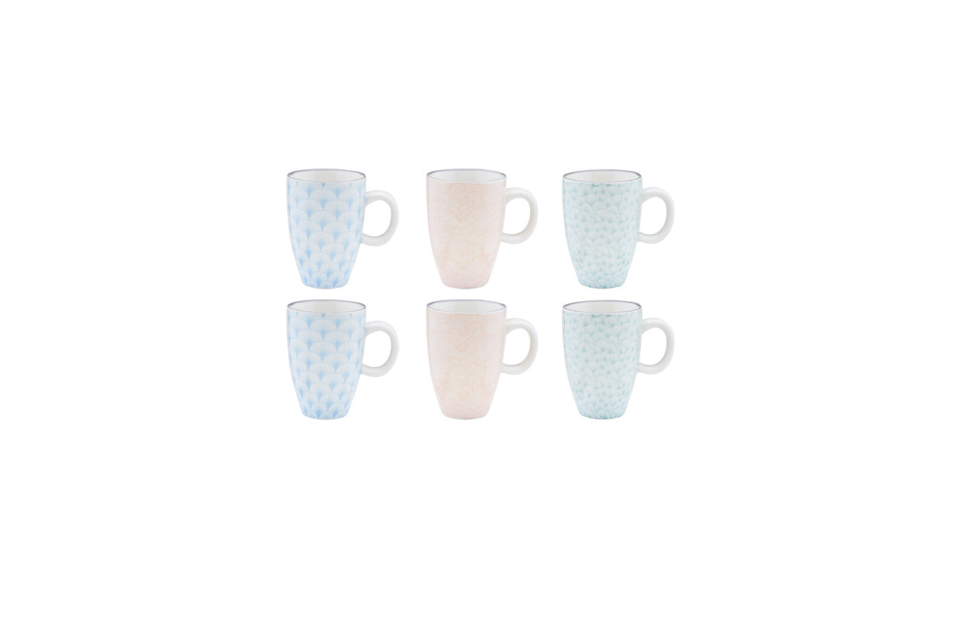 Tasse PATTERN 9cl - 6 pièces - Pastel Björn - Mathon - 1
