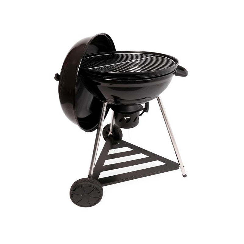 Barbecue Charbon De Bois Diam 57 3 Pieds 2 Roues Tablette Basse Cook In Garden - Ch041t Cook