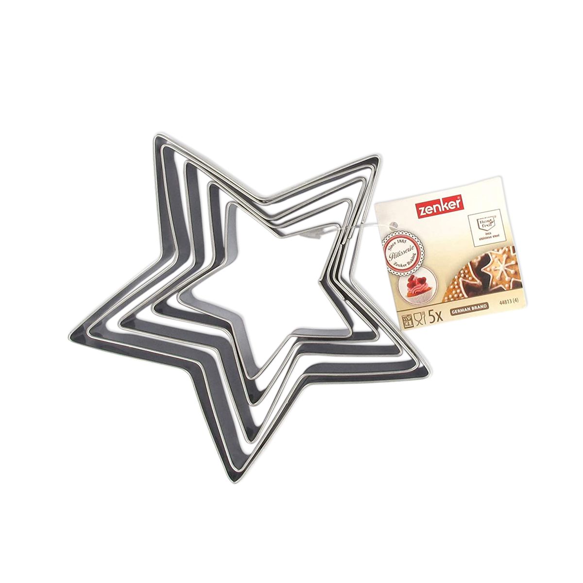 Lot de 5 emporte-pièces de Noël en forme d