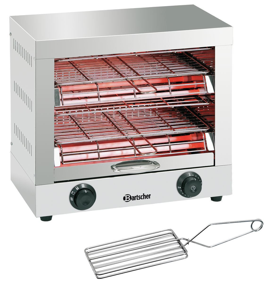 Toaster Professionnel - 2 Grilles avec Pince - Bartscher - Mathon - 2