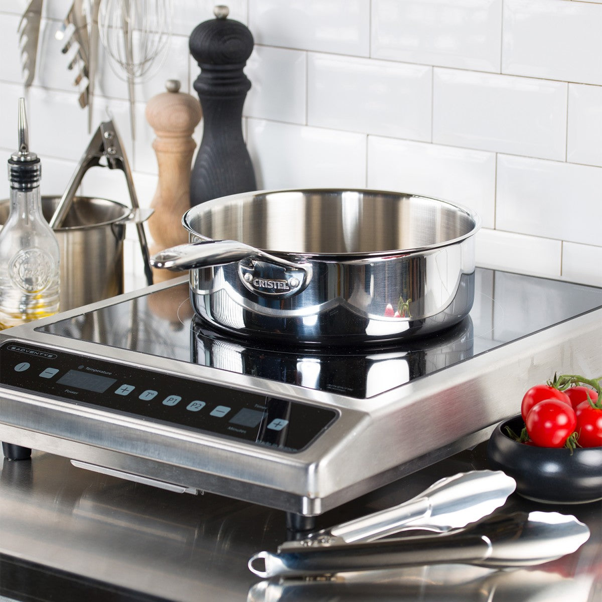 Sauteuse inox Ultraply 28cm Cristel - Mathon - 3