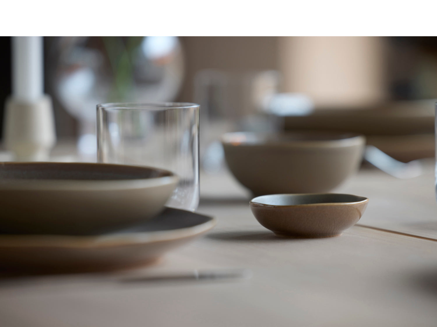 Assiette plate Shoku en Grès Marron chaud Villa Collection - Mathon - 4