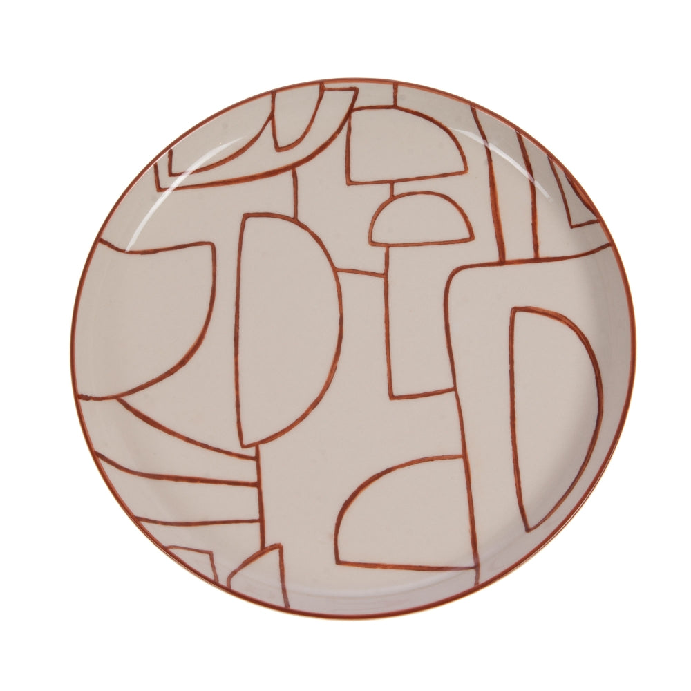 Assiette plate Ambre 26 cm (lot de 6) Amadeus - Mathon - 1