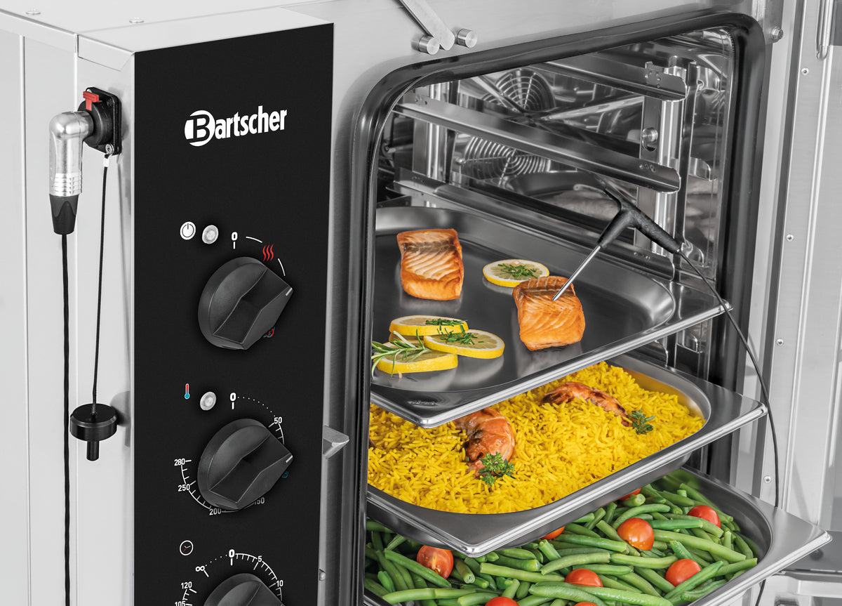 Four Mixte à Vapeur Professionnel Silversteam2 5230M - 5 Niveaux - Bartscher - Mathon - 3