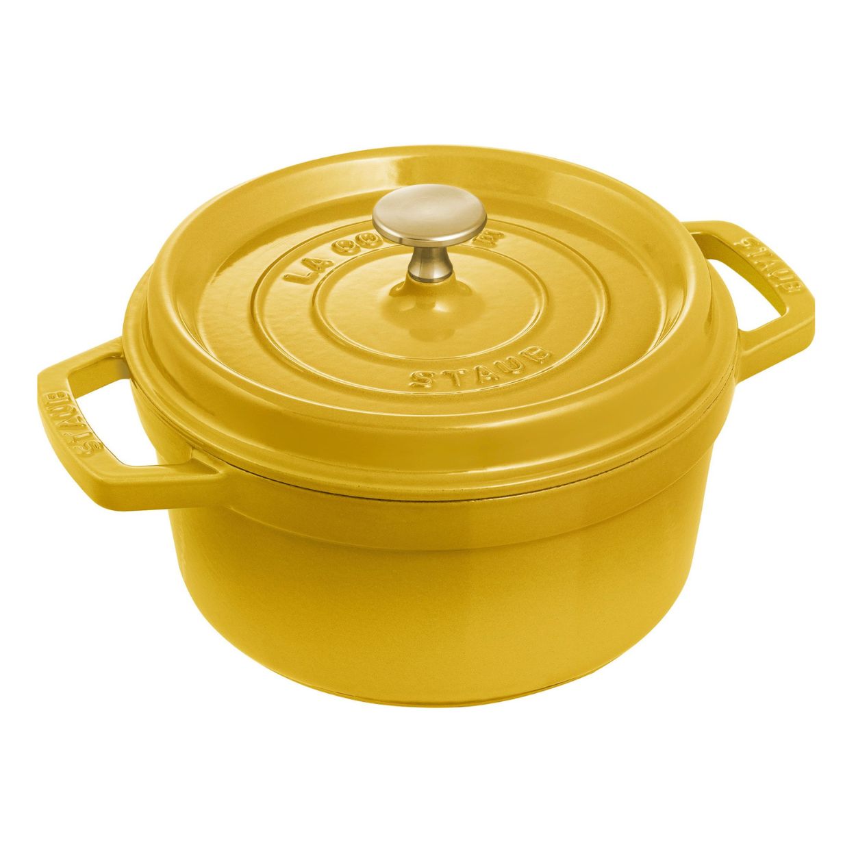 Cocotte 20 cm, Fonte, Rond(e), Citron Staub - Mathon - 1