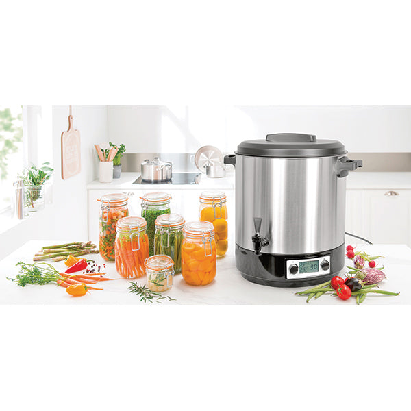 Stérilisateur inox 31 litres automatique 2000 W KCPST31LCD.IX Kitchen Chef Professional - Mathon - 2