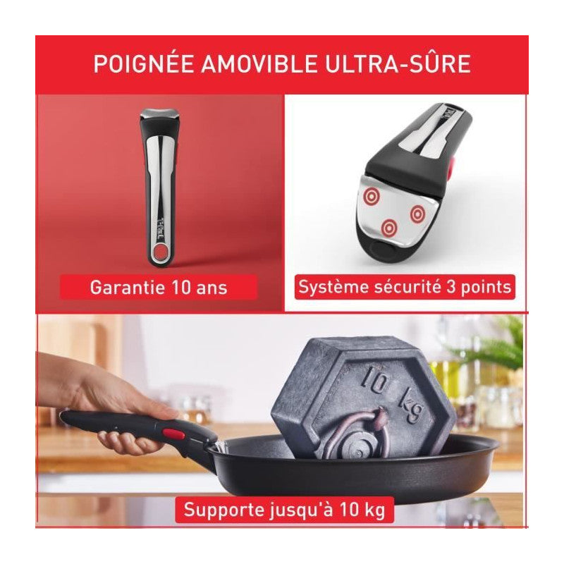 Ingenio Preference Casserole 20 Cm, Induction, Inox, Empilable, Compatible Lave-vaisselle L8983004 Tefal - Mathon - 6