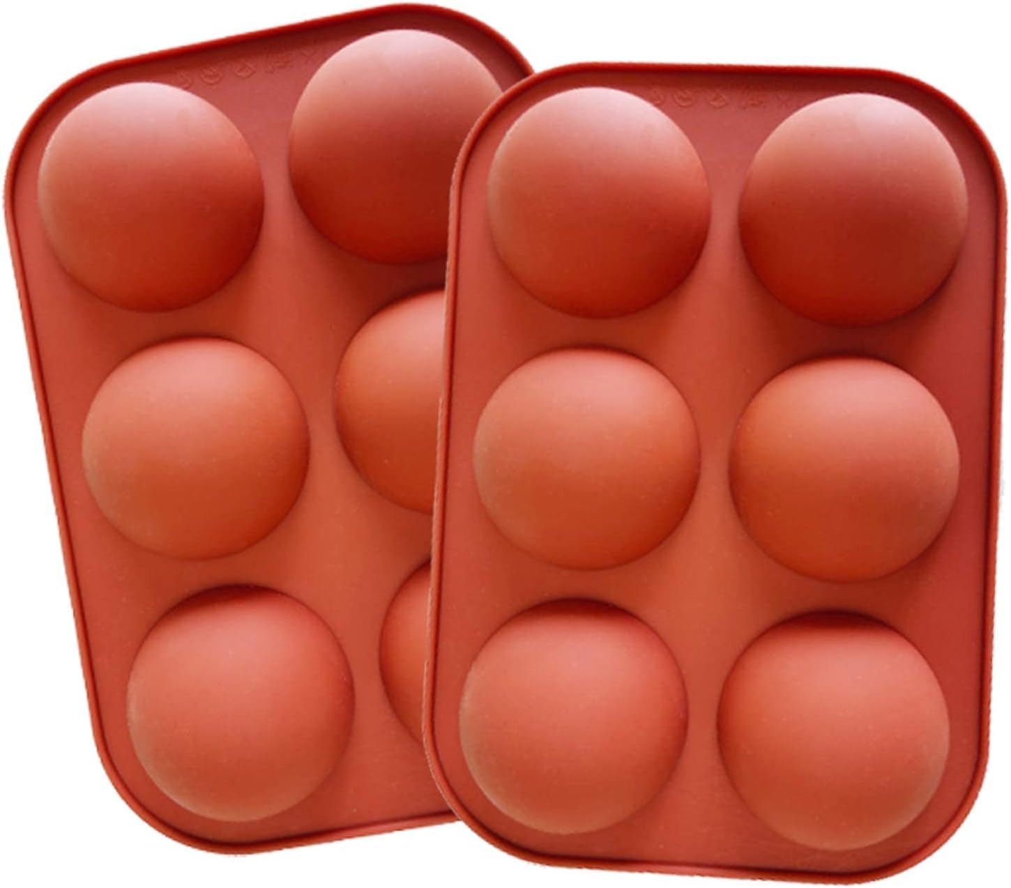 2 Moule Silicone Demi-Sphère Vendos85 - Mathon