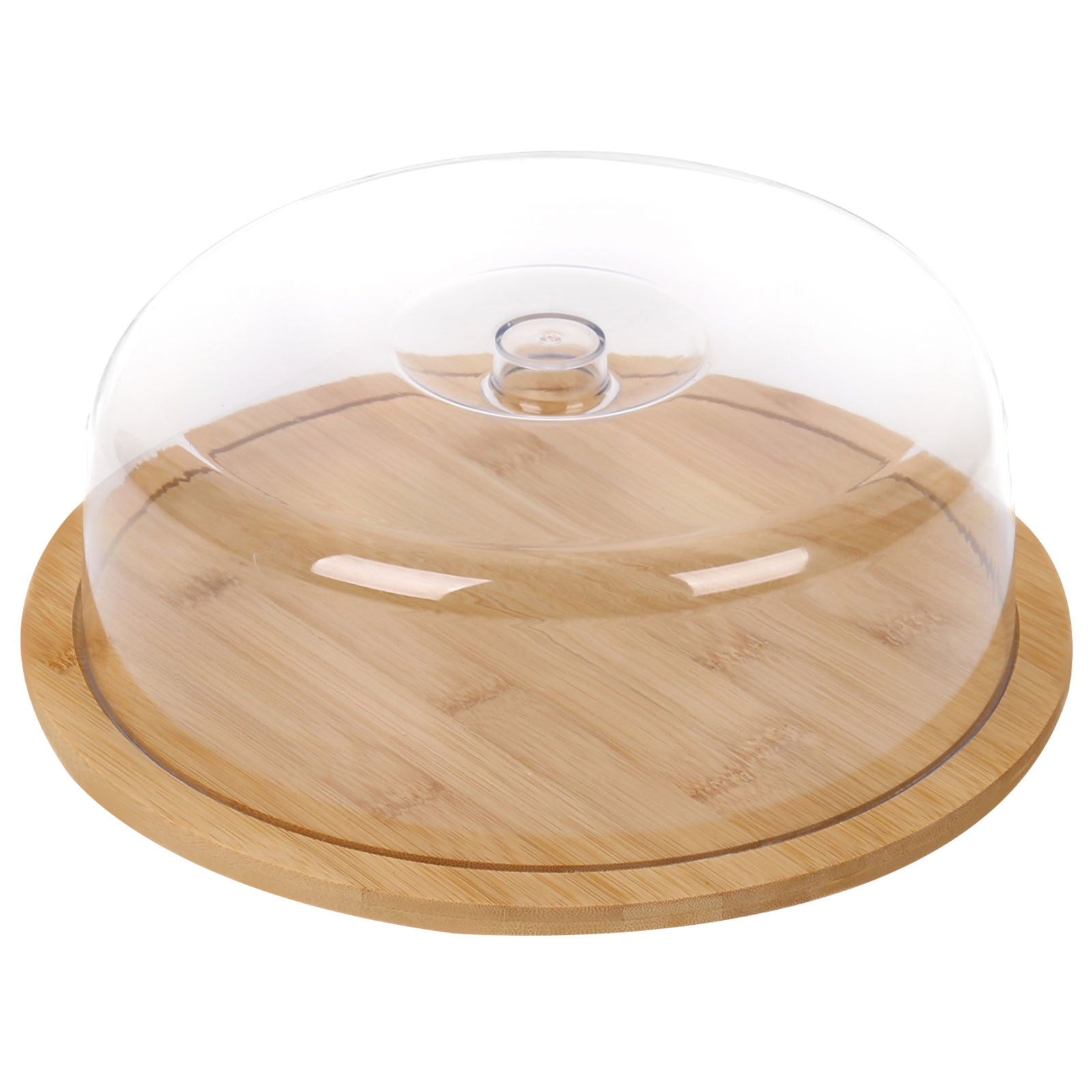 Cloche à Gâteau Base en Bambou Cheffinger - Mathon - 1