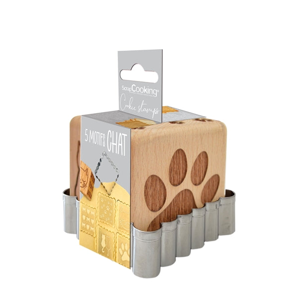 Kit décoration de biscuits Chat Scrapcooking - Mathon - 1