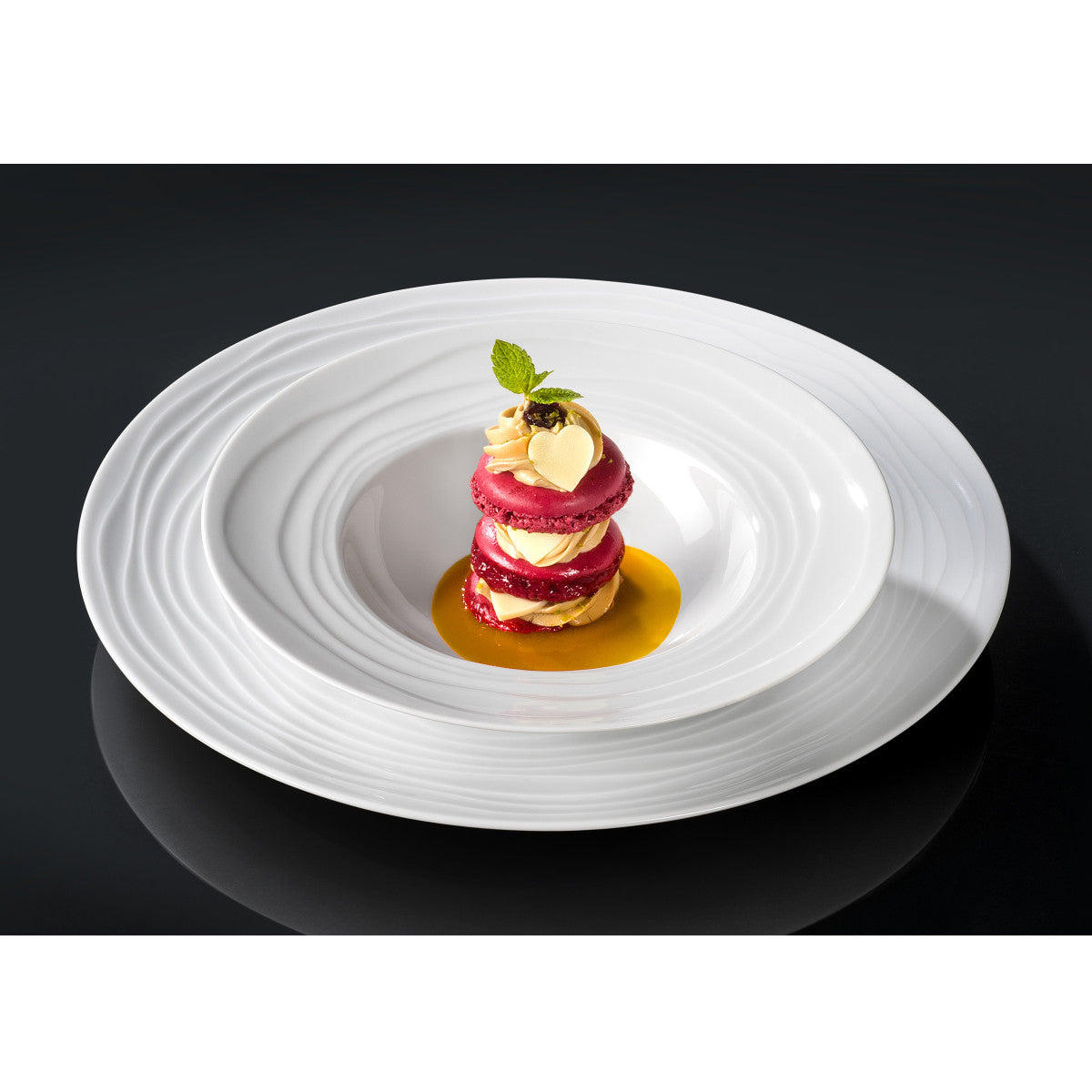 Onde - Assiette de présentation 31.5 cm (lot de 3) Médard de Noblat - Mathon - 4