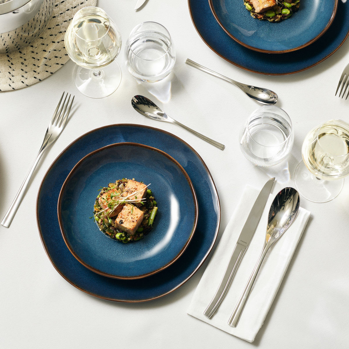 Persane - 24 couverts de table avec support de rangement nomade Couzon - Mathon - 7