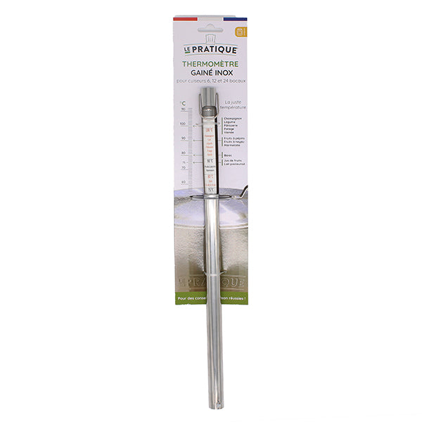 Thermomètre gainé en inox pour cuiseur Le Pratique - Mathon - 1