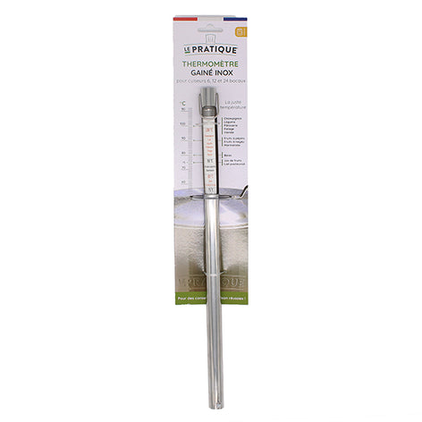 Thermomètre gainé en inox pour cuiseur Le Pratique - Mathon - 1