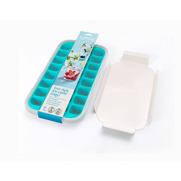 Maxi bac à 32 glaçons avec couvercle Lékué - Mathon - 2