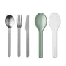 Set de 3 couverts Ellipse Nordic Sage Mepal - Mathon - 2