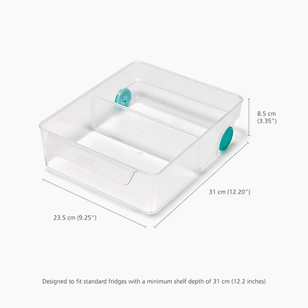 Grand bac de rangement compartimenté FridgeStore Joseph Joseph - Mathon - 3