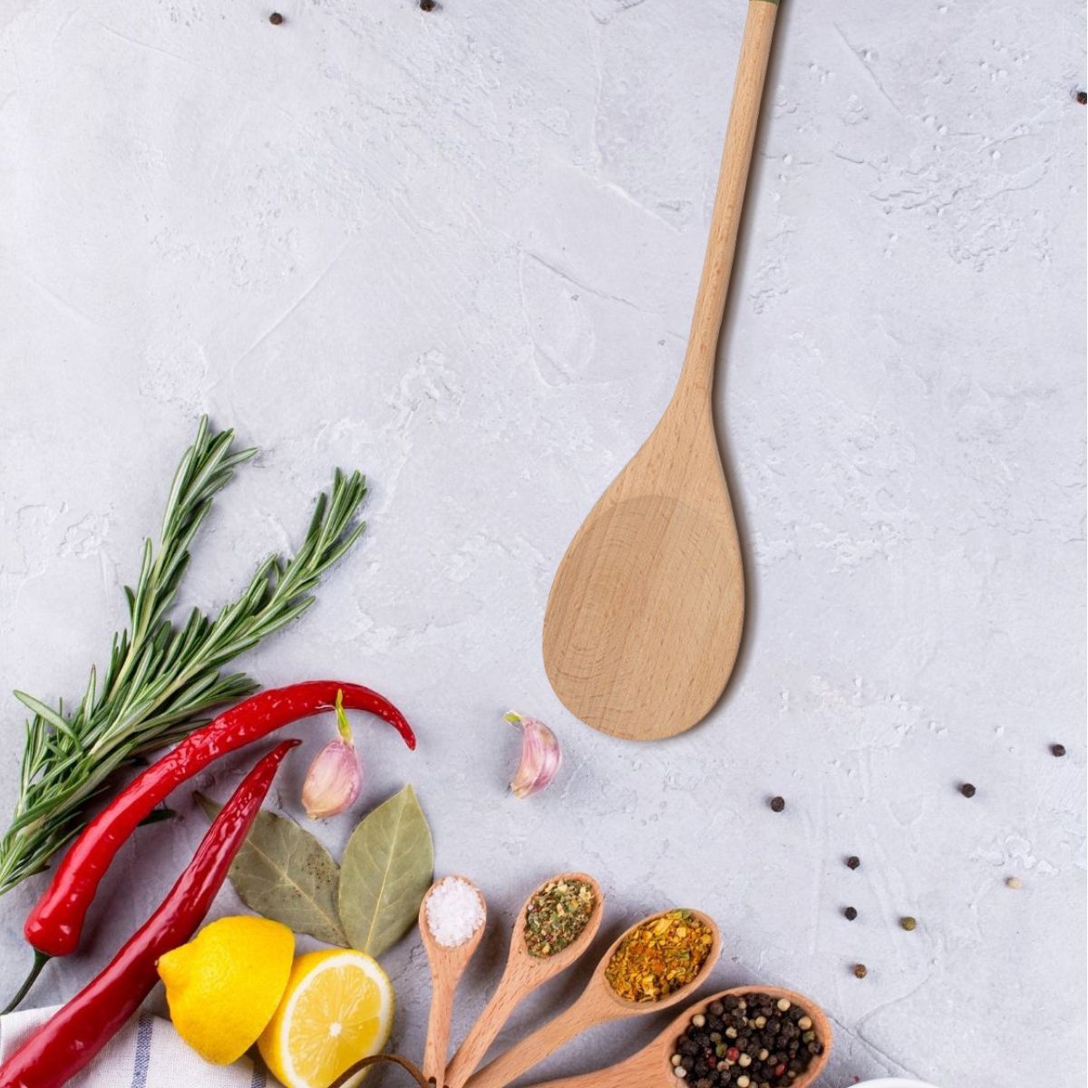 Cuillère en bois 33 cm  Wood Edition Fackelmann - Mathon - 2