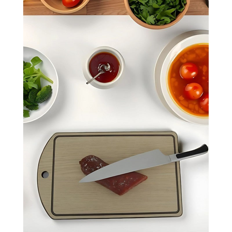 Planche à découper en fibre antibactérienne, 33 ( ⟷ ) x 20 ( ⤢ ) x 1 ( ↕ ) cm, TAGLIO, Hêtre Don Hierro - Mathon - 2