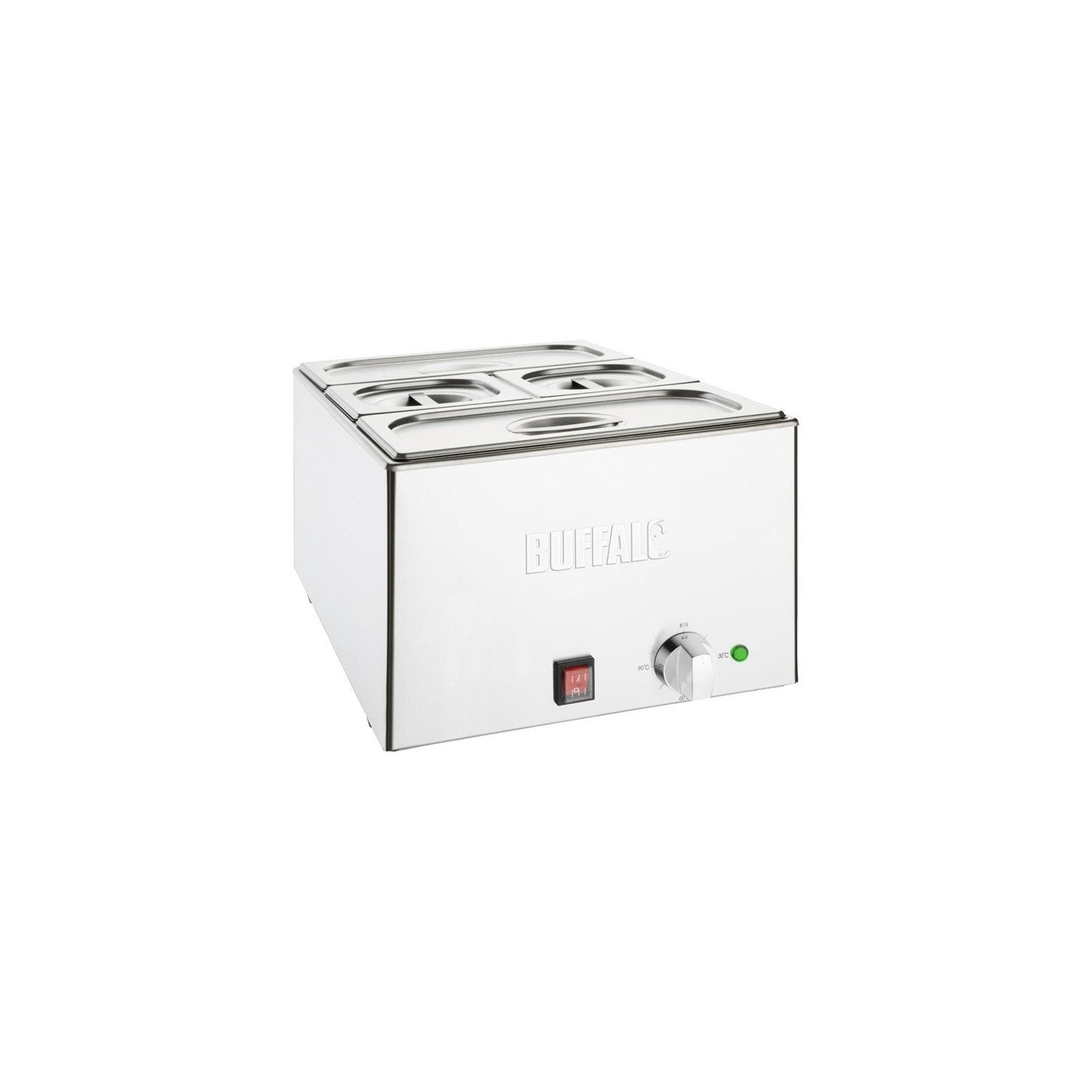Bain-marie Inox avec Bacs GN - Buffalo - Mathon - 3
