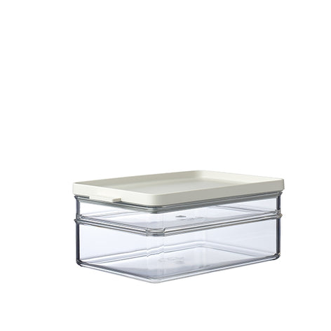 Boite de conservation 2 compartiments blanche Mepal - Mathon - 1