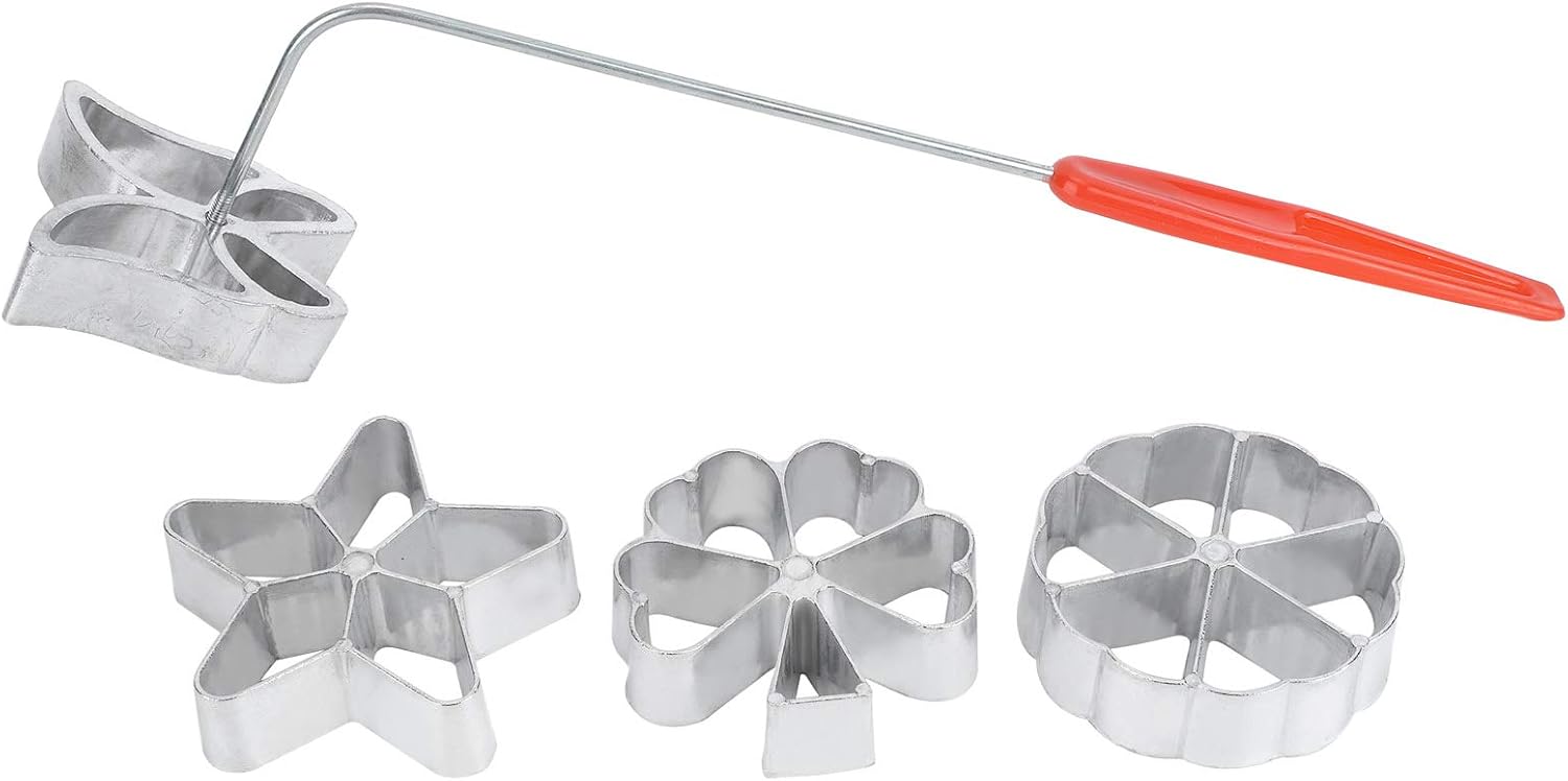 moule multifonction de cuisson de gaufre de dessert de biscuit de gâteau de 4 pièces pour l