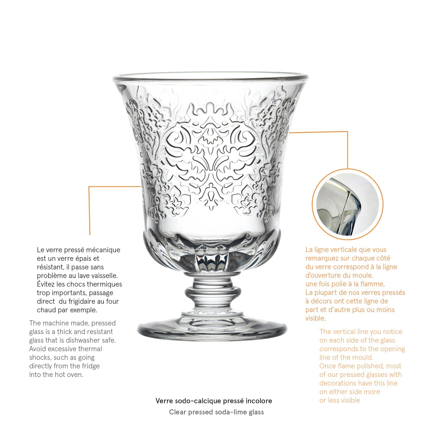 Lot de 6 Verre à eau, AMBOISE La Rochère - Mathon - 4