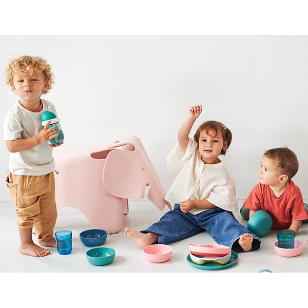 Coffret repas bébé 3 pièces rose Mepal - Mathon - 5